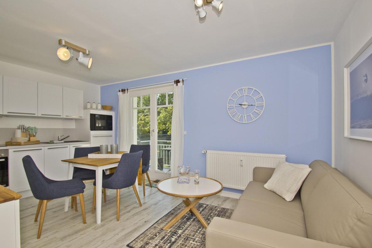 Moderne Ferienwohnung Mit Balkon, Meerblick - Ferienresidenz Zwei Boddenfewo 1-2 Lietzow Ngoại thất bức ảnh
