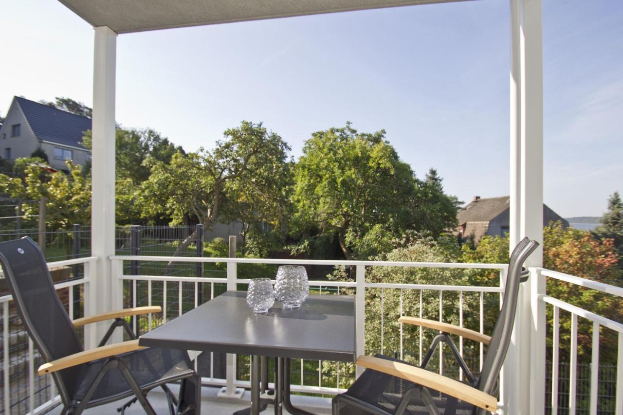 Moderne Ferienwohnung Mit Balkon, Meerblick - Ferienresidenz Zwei Boddenfewo 1-2 Lietzow Ngoại thất bức ảnh